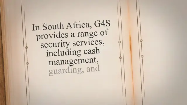 'Video thumbnail for G4S Job Opportunities in South Africa'
