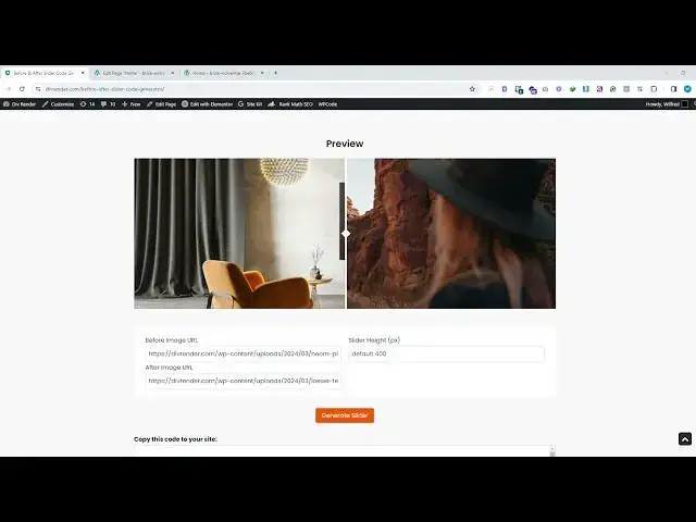 'Video thumbnail for Before and After Image Slider Code Generator'