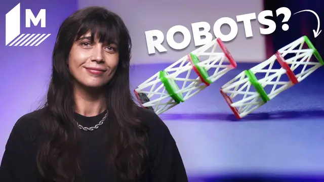 'Video thumbnail for These colourful origami figures are actually robots'