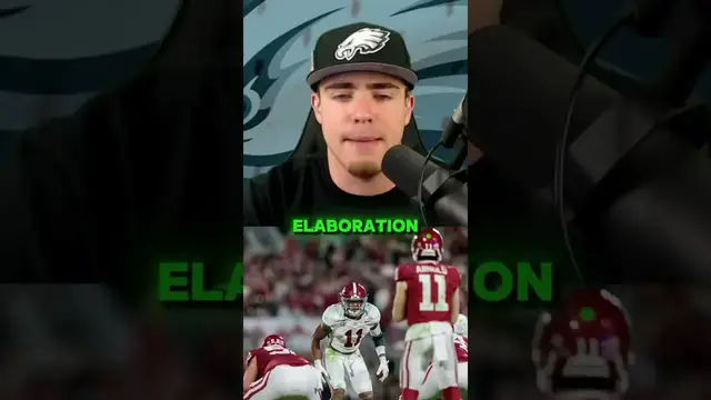 'Video thumbnail for (187) eagles potential draft pick: jihad campbell, linebacker?'