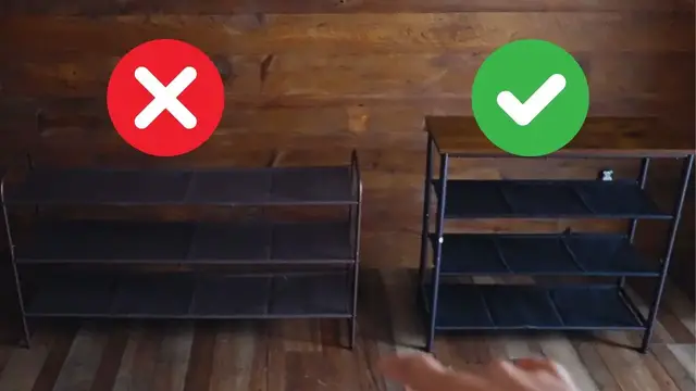 'Video thumbnail for Aooda Shoe Rack Versus Vasagle Shoe Rack | Best Shoe Rack'