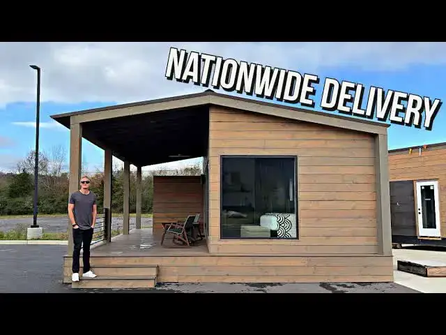 'Video thumbnail for kerry tarnow: inside wind river built's prefab home factory: building 3 homes weekly!'