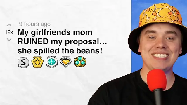 'Video thumbnail for My girlfriends mom RUINED my proposal… she spilled the beans! - r/amioverreacting | Reddit Stories'