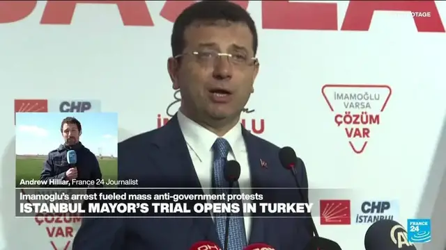 'Video thumbnail for Turkey: Istanbul Mayor Imamoglu's trial opens'