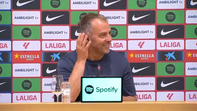 'Video thumbnail for 'Proud of this team and this club' Flick on Barcelona's season despite 3-2 defeat by Villarreal'