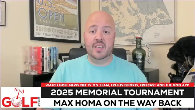 'Video thumbnail for Max Homa contending at the Memorial as he regains confidence'