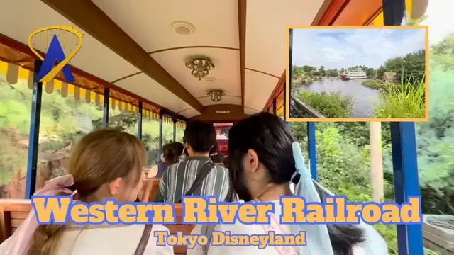 'Video thumbnail for Ride On The Western River Railroad Tokyo Disneyland'