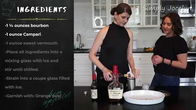 'Video thumbnail for How to Make a Boulevadier Cocktail'
