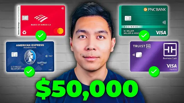 'Video thumbnail for naam wynn: get $50k business credit for your llc: top 7 banks (no income proof)'