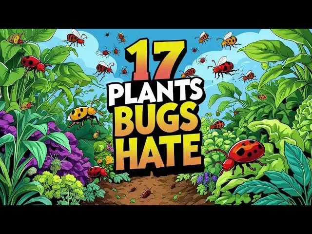 'Video thumbnail for 17 Plants Bugs HATE – Natural Pest Control That Actually Works!'