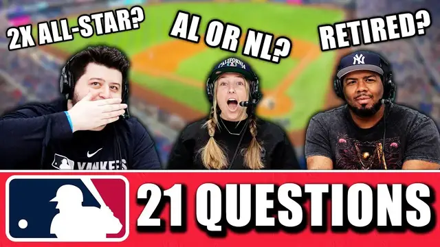 'Video thumbnail for 21 Questions to guess this random MLB player (new)'
