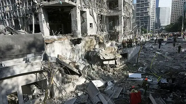'Video thumbnail for Israel-Iran conflict enters its seventh day with strikes on both sides'