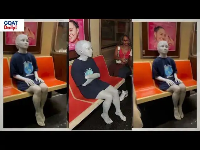 'Video thumbnail for Explained: Is the alien in NYC subway video real? (FACT CHECK)'