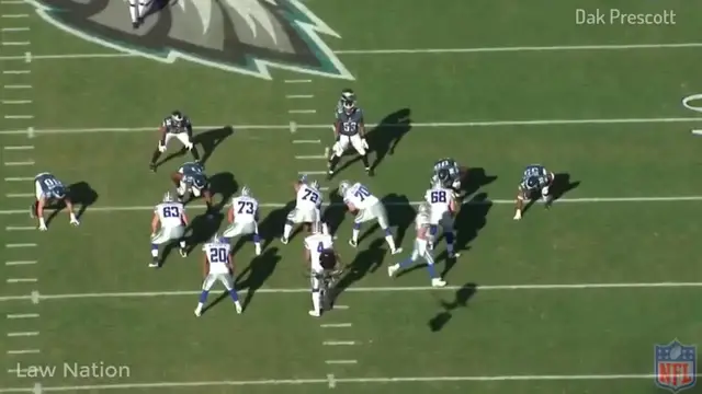 'Video thumbnail for law nation sports: tony romo's touchdown drive film breakdown vs eagles'