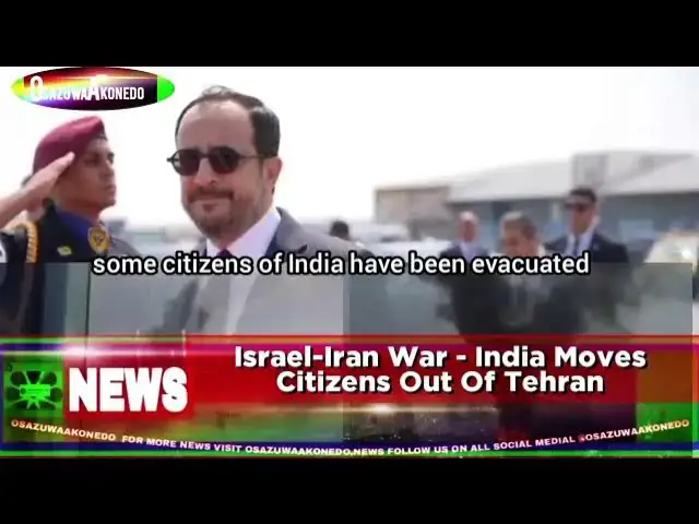 'Video thumbnail for Israel-Iran War - India Moves Citizens Out Of Tehran'