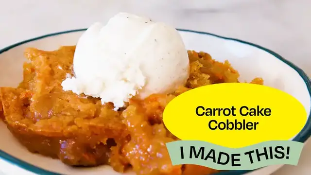 'Video thumbnail for Carrot Cake Cobbler'