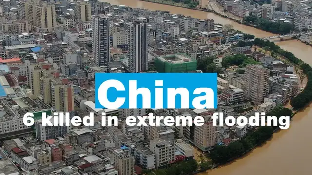 'Video thumbnail for China: 6 killed in extreme floods'