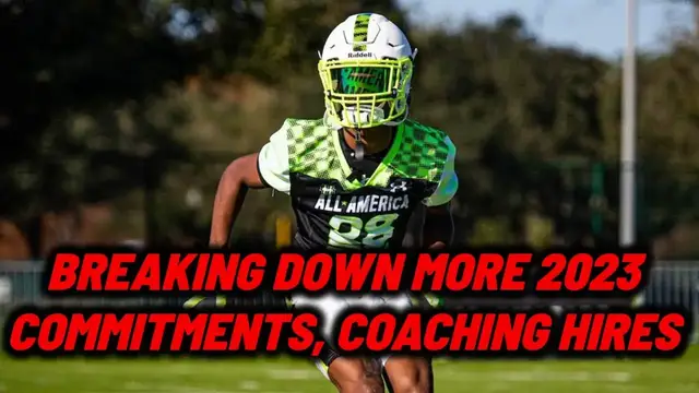 'Video thumbnail for Reacting to latest Nebraska Football commitments and coaching hires'