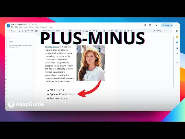'Video thumbnail for How Do You Do Plus Minus Symbol in Google Docs ± Sign'