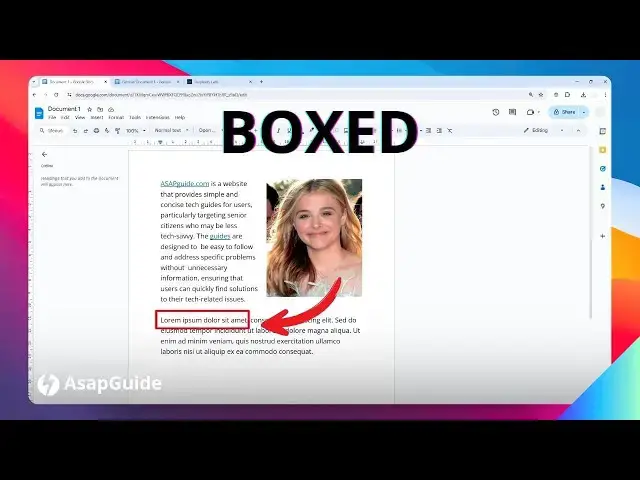 'Video thumbnail for How To Put A Box Around Text In Google Docs'