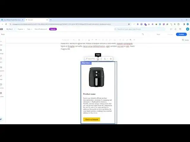 'Video thumbnail for Free Affiliate product Box for Wix'