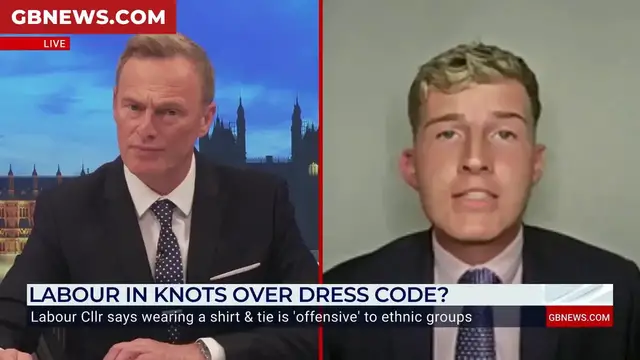 'Video thumbnail for Labour councillor's call to 'scrap shirt and tie' through fear of 'offence' branded 'nonsense''