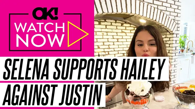 'Video thumbnail for Selena Gomez Supports Hailey Bieber After Justin Made Shady Comment About His Wife's 'Vogue' Cover'
