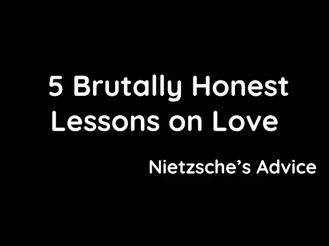 'Video thumbnail for 5 Hard Truths About Love That Make Relationships Stronger – Nietzsche’s Fierce Wisdom'
