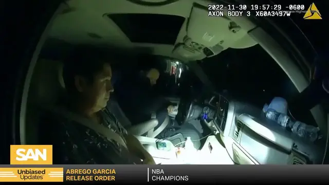'Video thumbnail for Abrego Garcia freed as smuggling trial moves forward'