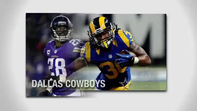 'Video thumbnail for law nation sports: ezekiel elliott vs. todd gurley: top fantasy running back debate! nfl, dallas cowboys'