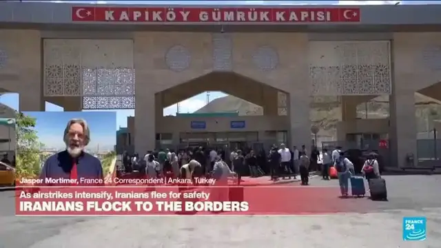 'Video thumbnail for Turkey braces for refugees as Iranian flock to borders'