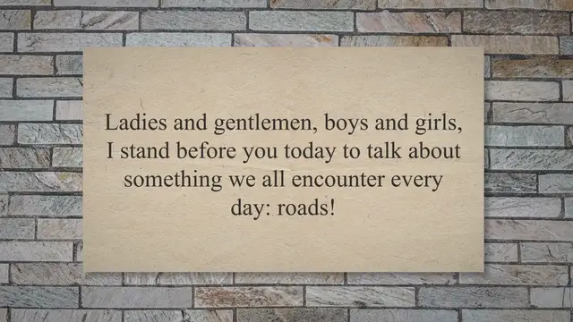 'Video thumbnail for Short Speech On Road Safety For Children And Students'
