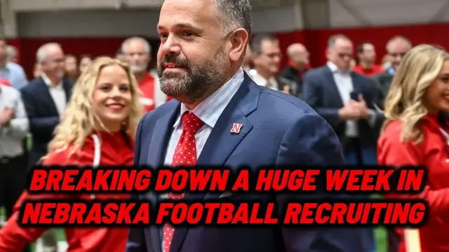 'Video thumbnail for Breaking down a HUGE week for Nebraska Football recruiting'