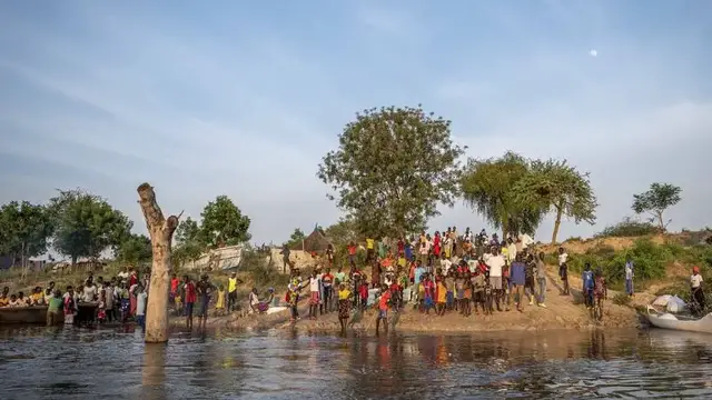 'Video thumbnail for South Sudan flood threat returns'