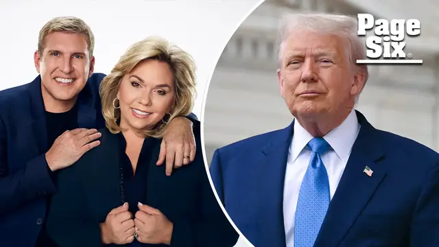 'Video thumbnail for Trump pardons Todd and Julie Chrisley for tax evasion, bank fraud: Savannah & kids react'