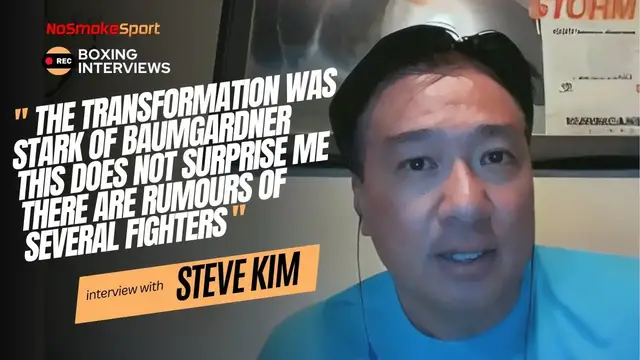 'Video thumbnail for Steve Kim Talks About Alycia Baumgardner, Thoughts On Usyk vs Dubois and Bob Arum Still In Boxing'