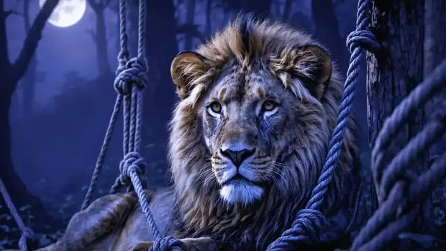 'Video thumbnail for Trapped Lion: A Powerful Predator's Plight'