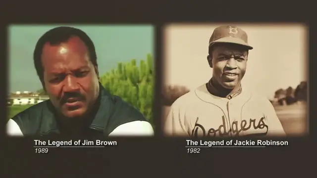 'Video thumbnail for Greatest Sports Legends Then and Now - Features the Careers of Jim Brown and Jackie Robinson'