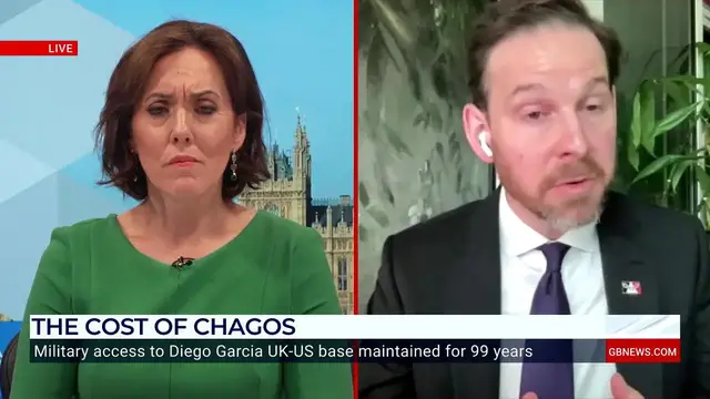 'Video thumbnail for WATCH: Labour MP defends Chagos deal and claims Mauritius is a 'close friend' of Britain'