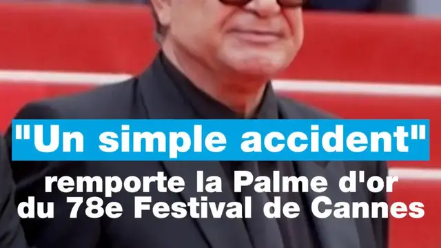 'Video thumbnail for Iranian Jafar Panahi wins the Palme d'Or at the 78th Cannes Film Festival'