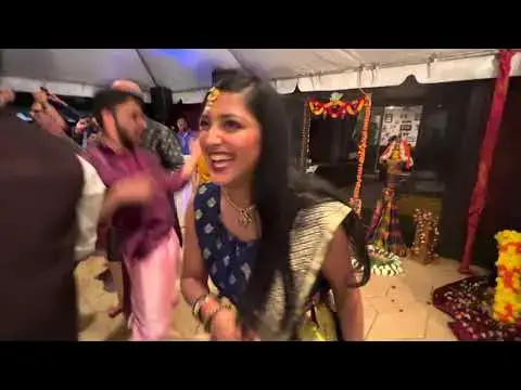 'Video thumbnail for INDIAN WEDDING IN MIAMI . MENDHI, HINDU CEREMONY, CATHOLIC CEREMONY , RECEPTION .'