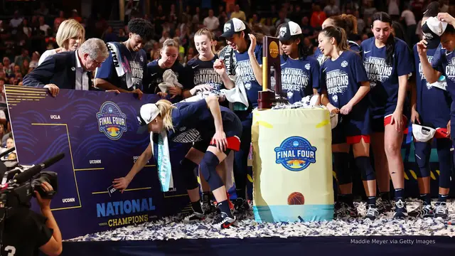 'Video thumbnail for Bueckers headlines WNBA draft, but several players decide college pays more'