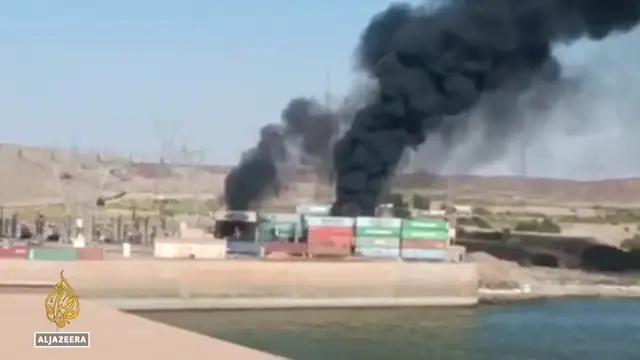 'Video thumbnail for Khartoum power cut: Drone attack on Merowe Dam turns off the lights'