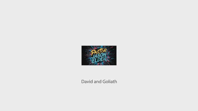 'Video thumbnail for David vs Goliath: A Tale of Faith and Courage'
