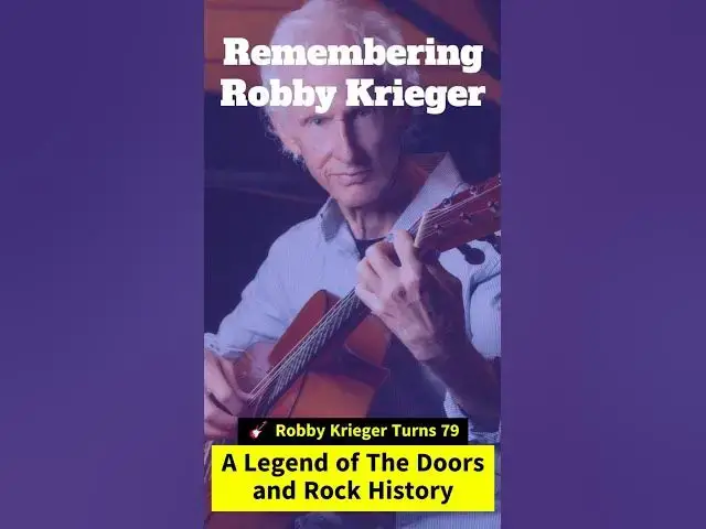 'Video thumbnail for Robby Krieger Turns 79: The Guitar Legend Behind The Doors 🎸🔥 #RobbyKrieger 🎸 #TheDoors'