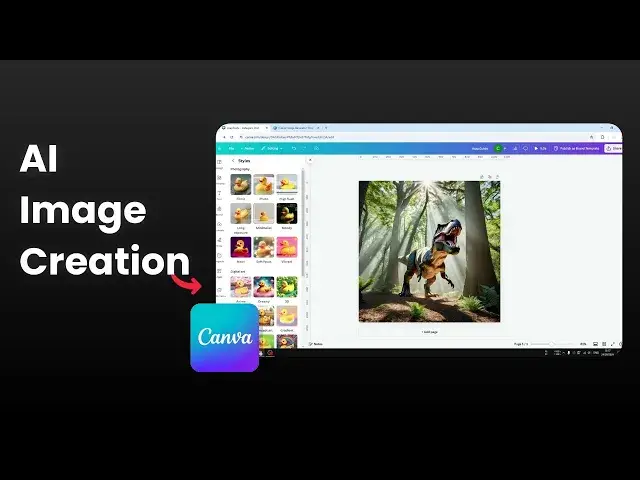 'Video thumbnail for How to Generate AI Images in Canva'