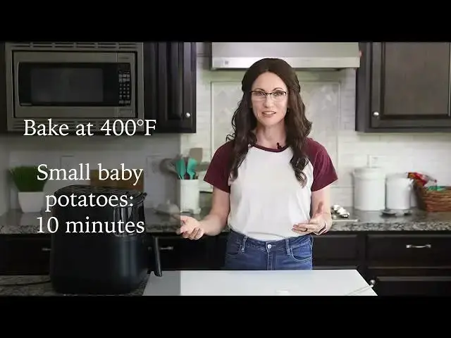 'Video thumbnail for BEST Healthy Air Fryer Garlic Parmesan Crusted Potatoes   BETTER Than French Fries  720P HD'
