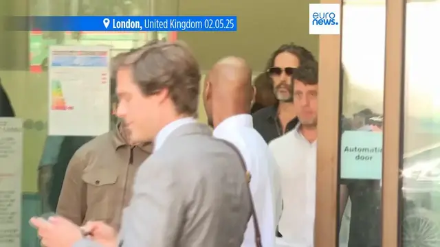 'Video thumbnail for Russell Brand granted conditional bail after appearing in London court on rape and assault charges'