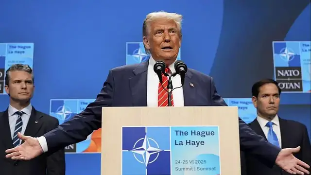 'Video thumbnail for Donald Trump announces talks between US and Iranian officials next week'