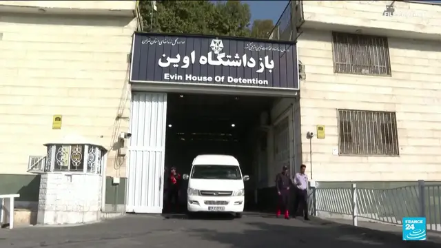'Video thumbnail for Israel targets Tehran prison as Iran fires missiles'